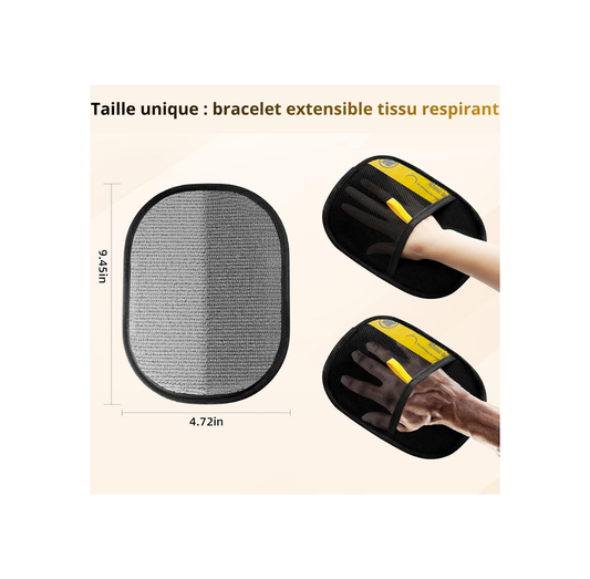 GANT-ÉLECTROSTATIQUE ™ | Anti-poils pour Chiens & Chats